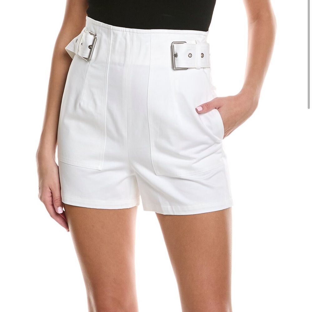 New 3.1 Phillip Lim Belted white shorts size 10 - Picture 3 of 11